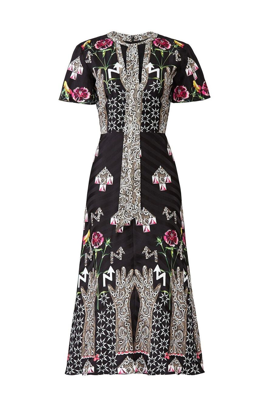 Temperley London Flux Short Sleeves Midi Dress - 6